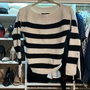 Ralph Lauren blue & white striped sweater, size XS